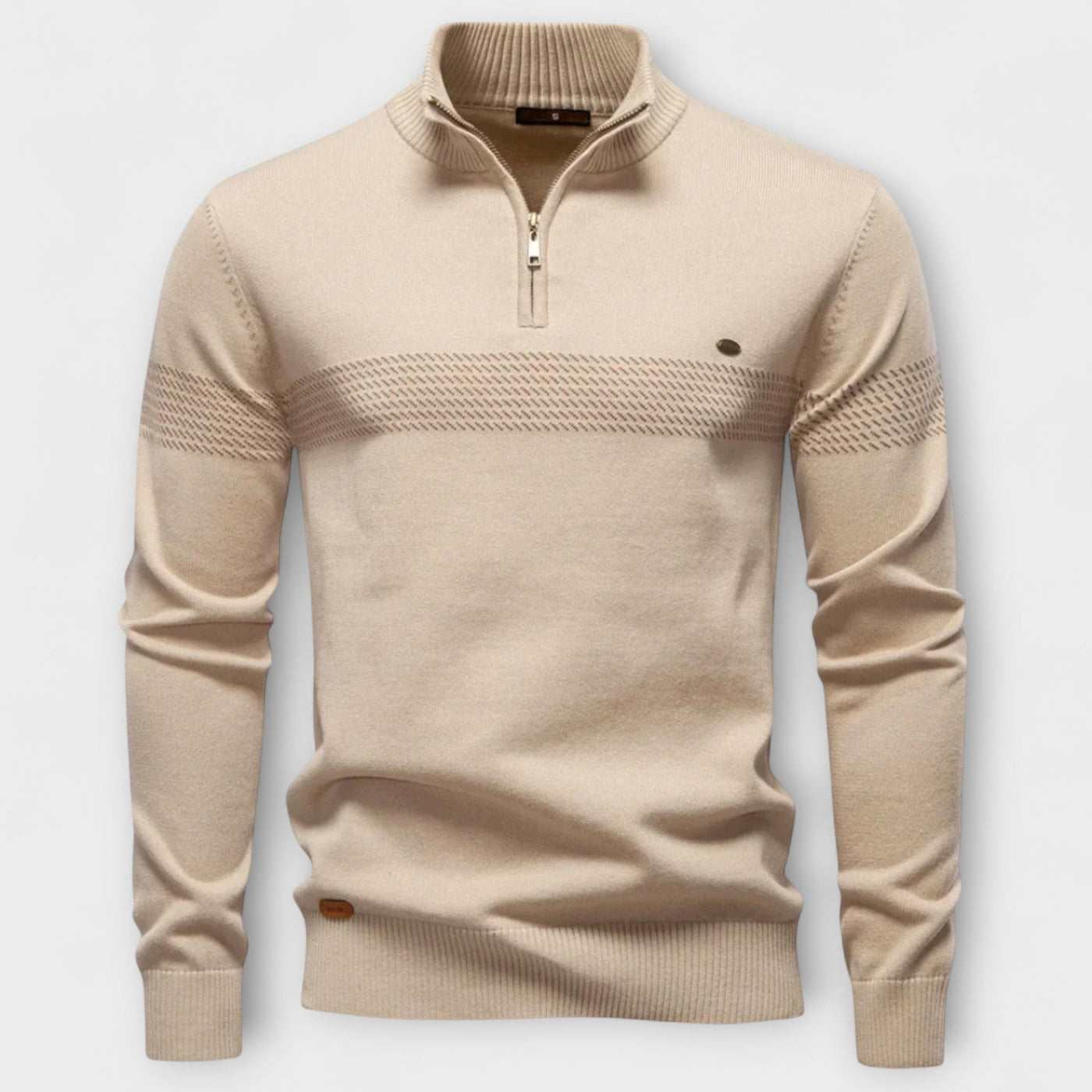 Duard | High Neck Zip Sweater – Casual Elegance and Timeless Warmth