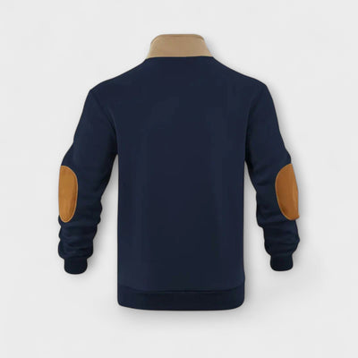 Lucien | Zip-up Pullover with High Collar – Warmth, Style, and Authenticity