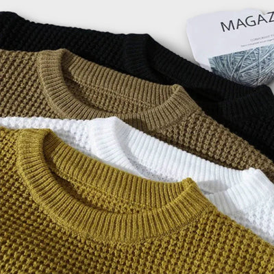 Premium Honeycomb Knit Sweater
