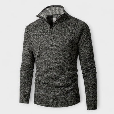 Marcel | High Neck Zip Sweater – warmth, elegance, and winter comfort