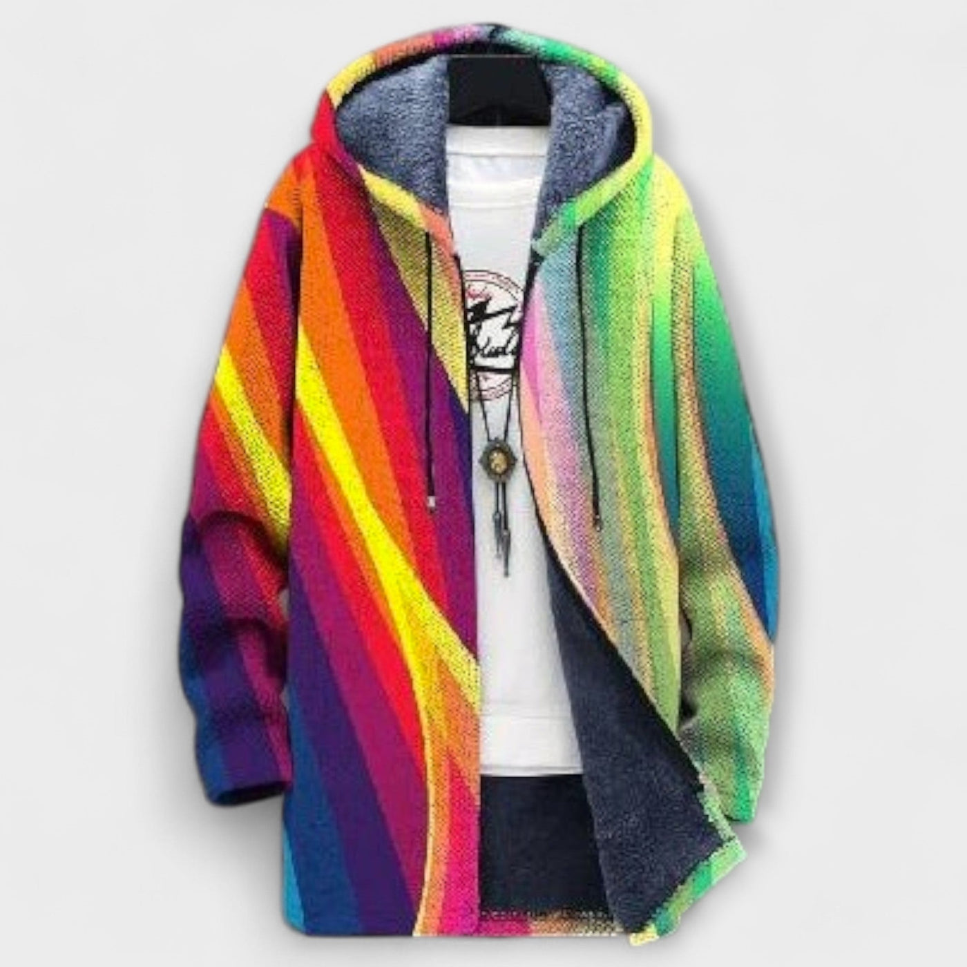 Luxury Cardigan with Artistic Inspiration