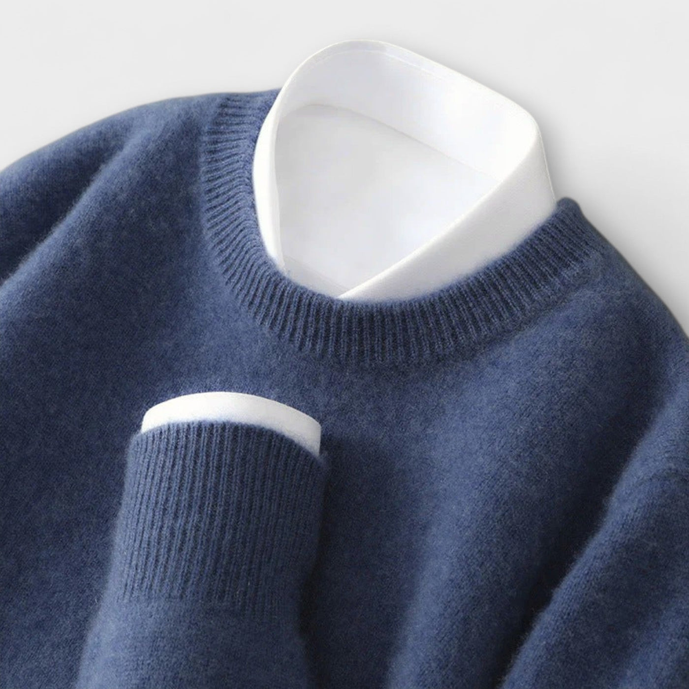 Pull in Cashmere with High Collar