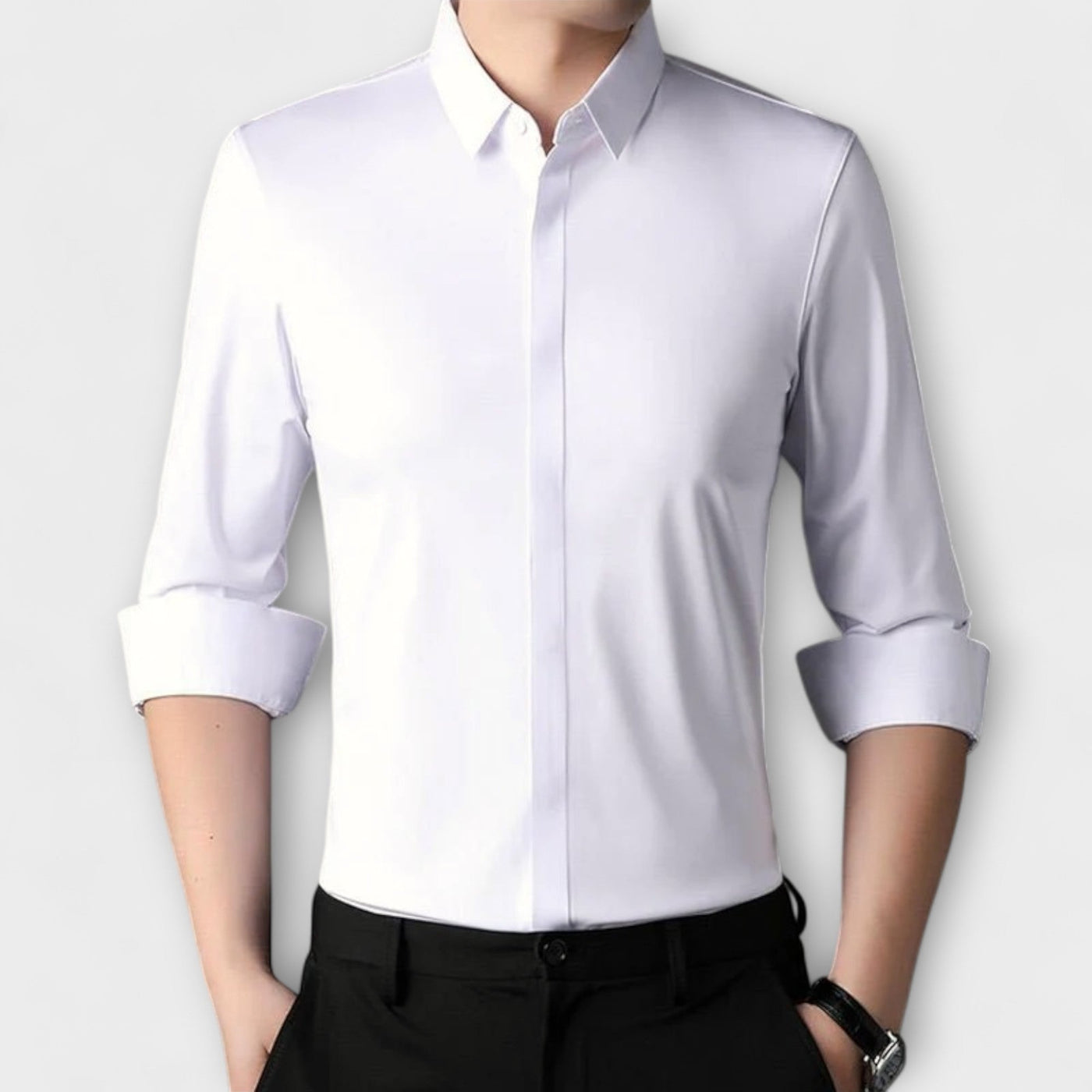 Wrinkle-Free Stretch Shirt for Men