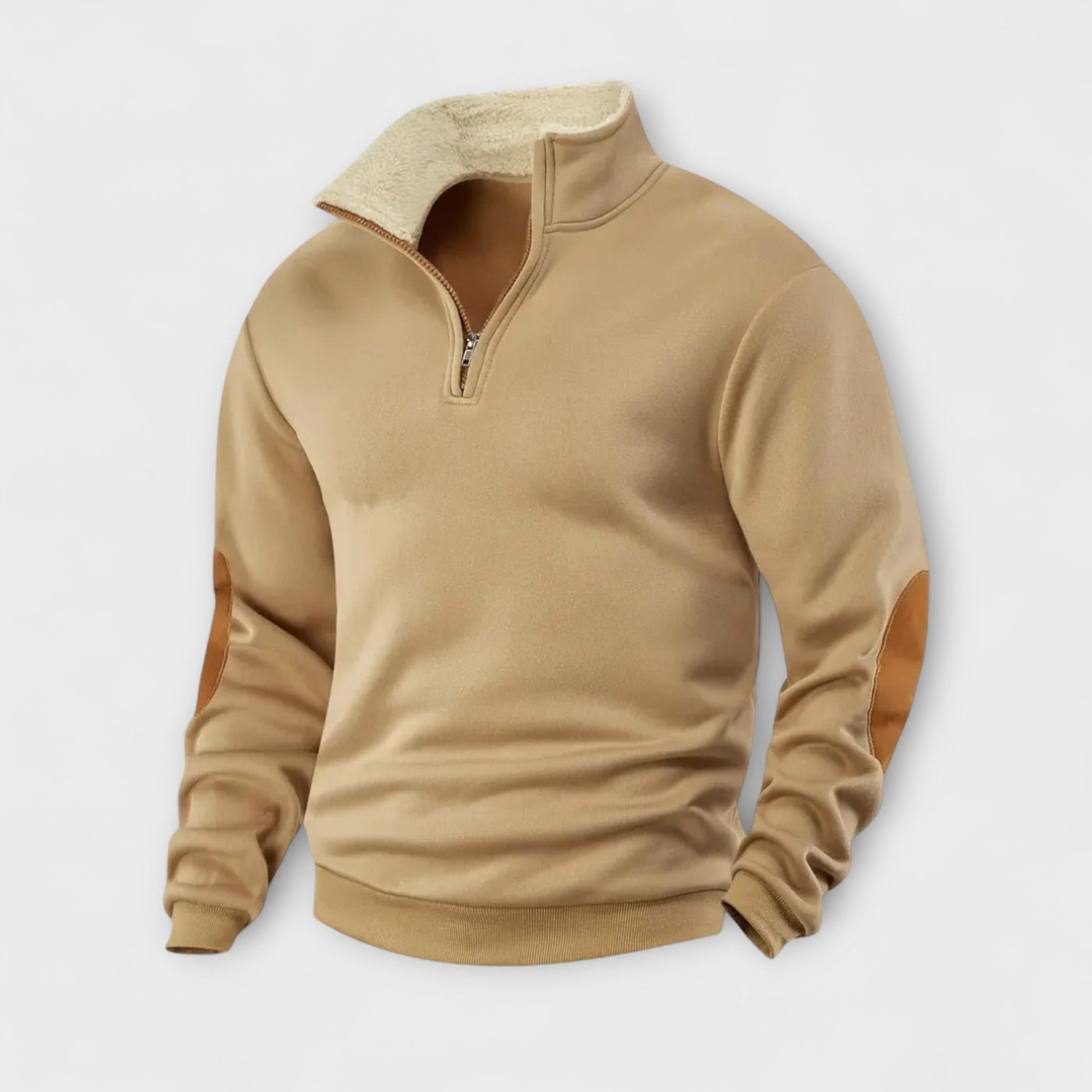 Lucien | Zip-up Pullover with High Collar – Warmth, Style, and Authenticity