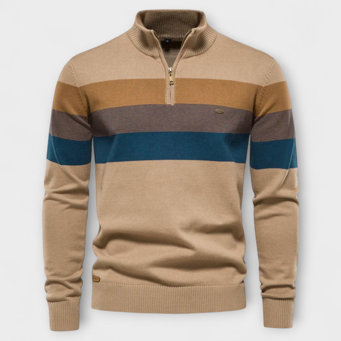 Maurice | High-neck sweater with zip – warmth, elegance, and comfort