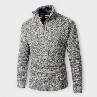 Marcel | High Neck Zip Sweater – warmth, elegance, and winter comfort