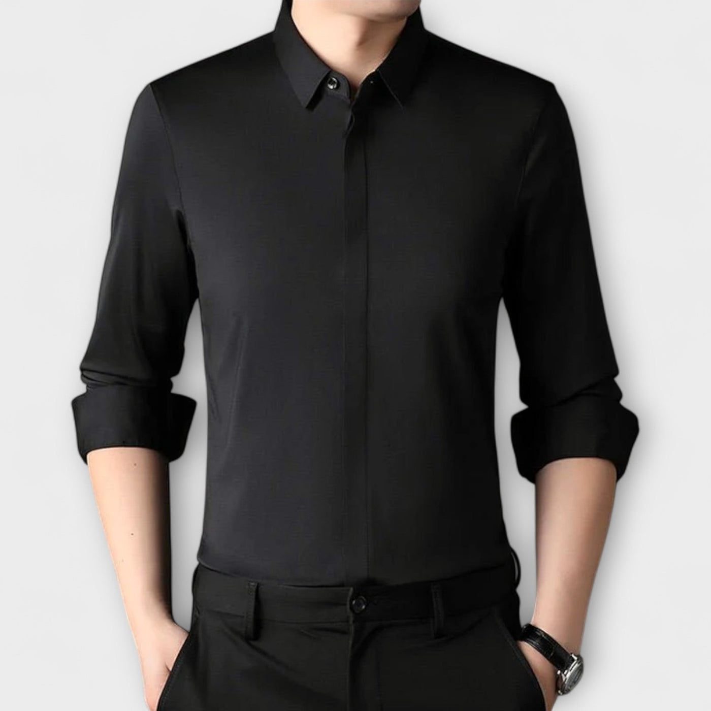 Wrinkle-Free Stretch Shirt for Men