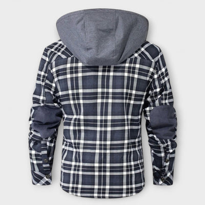Flannel Jacket with Hood
