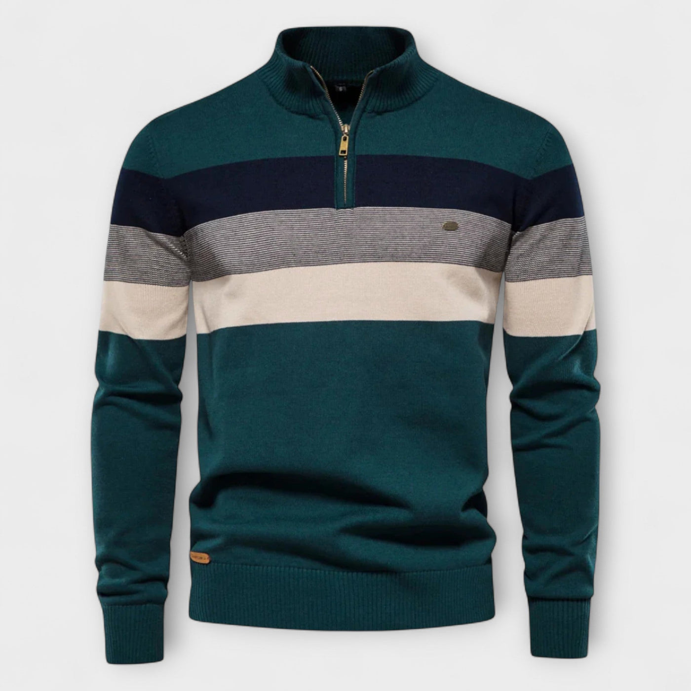 Maurice | High-neck sweater with zip – warmth, elegance, and comfort