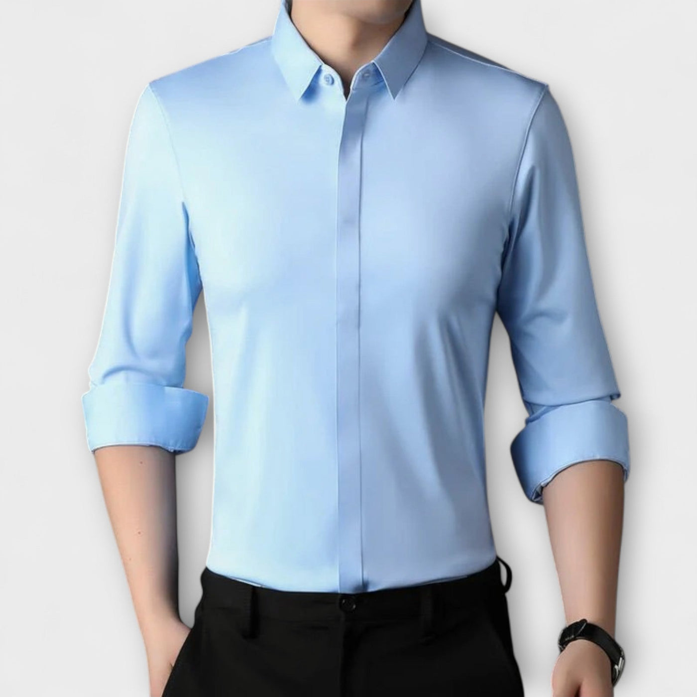Wrinkle-Free Stretch Shirt for Men