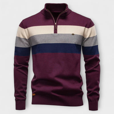 Maurice | High-neck sweater with zip – warmth, elegance, and comfort