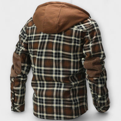 Flannel Jacket with Hood