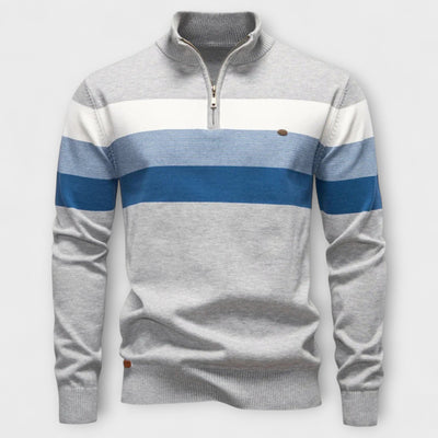 Maurice | High Neck Sweater with Zip – Warmth, Elegance, and Comfort