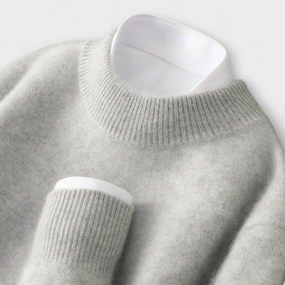 Pull in Cashmere with High Collar