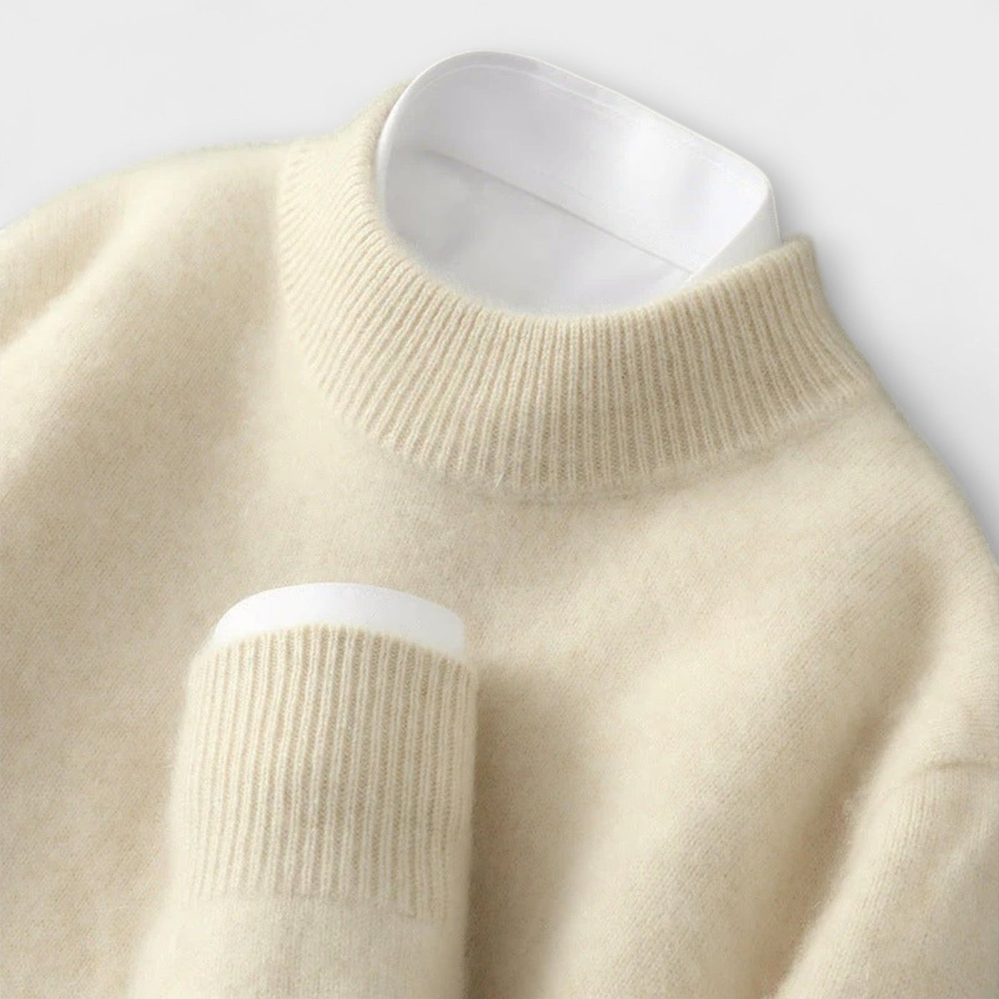 Pull in Cashmere with High Neck