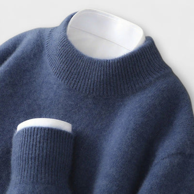 Pull in Cashmere with High Neck