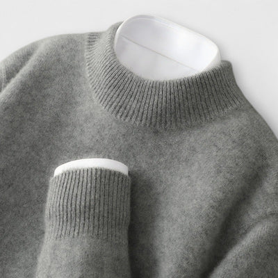 Pull in Cashmere with High Collar