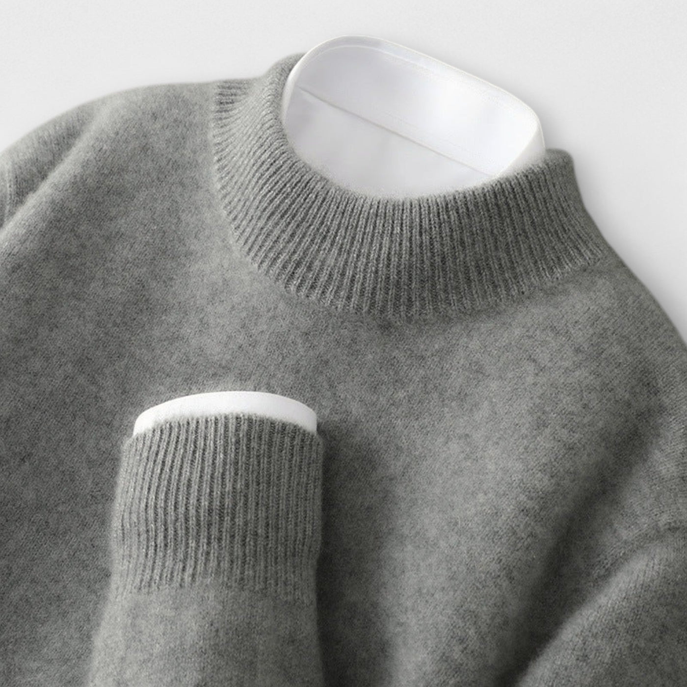 Pull in Cashmere with High Neck