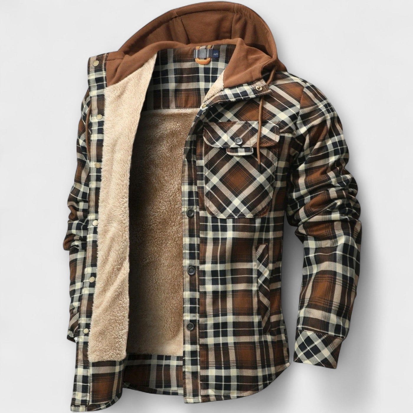 Flannel Jacket with Hood