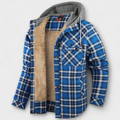 Flannel Jacket with Hood
