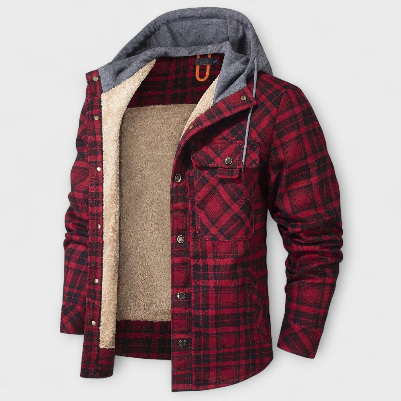 Flannel Jacket with Hood