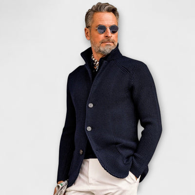 Men's Retro Military Style Cardigan