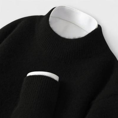 Pull in Cashmere with High Neck