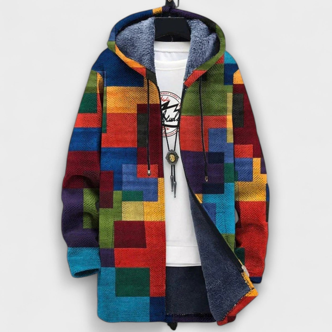 Luxurious Cardigan with Artistic Inspiration