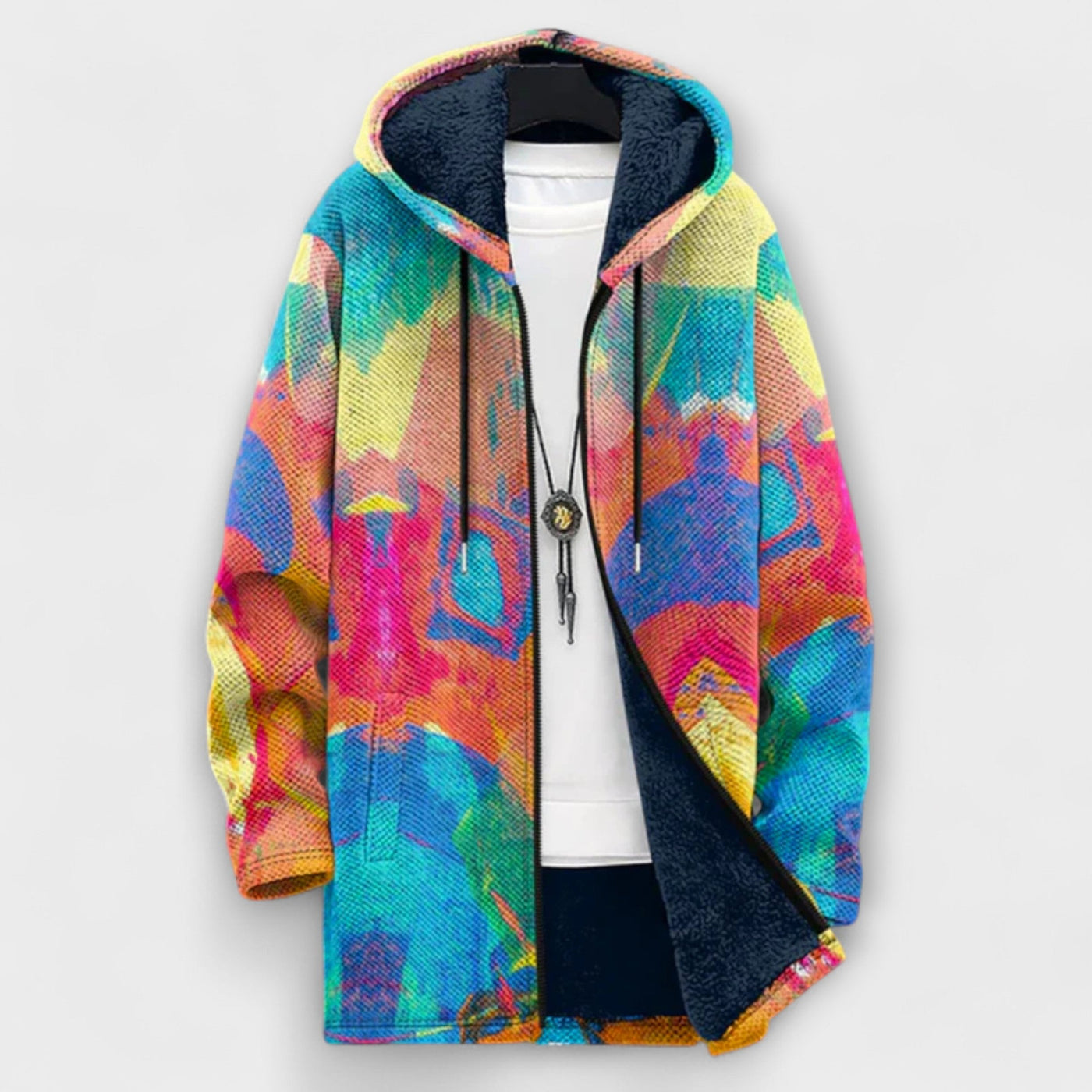 Luxury Art-Inspired Cardigan