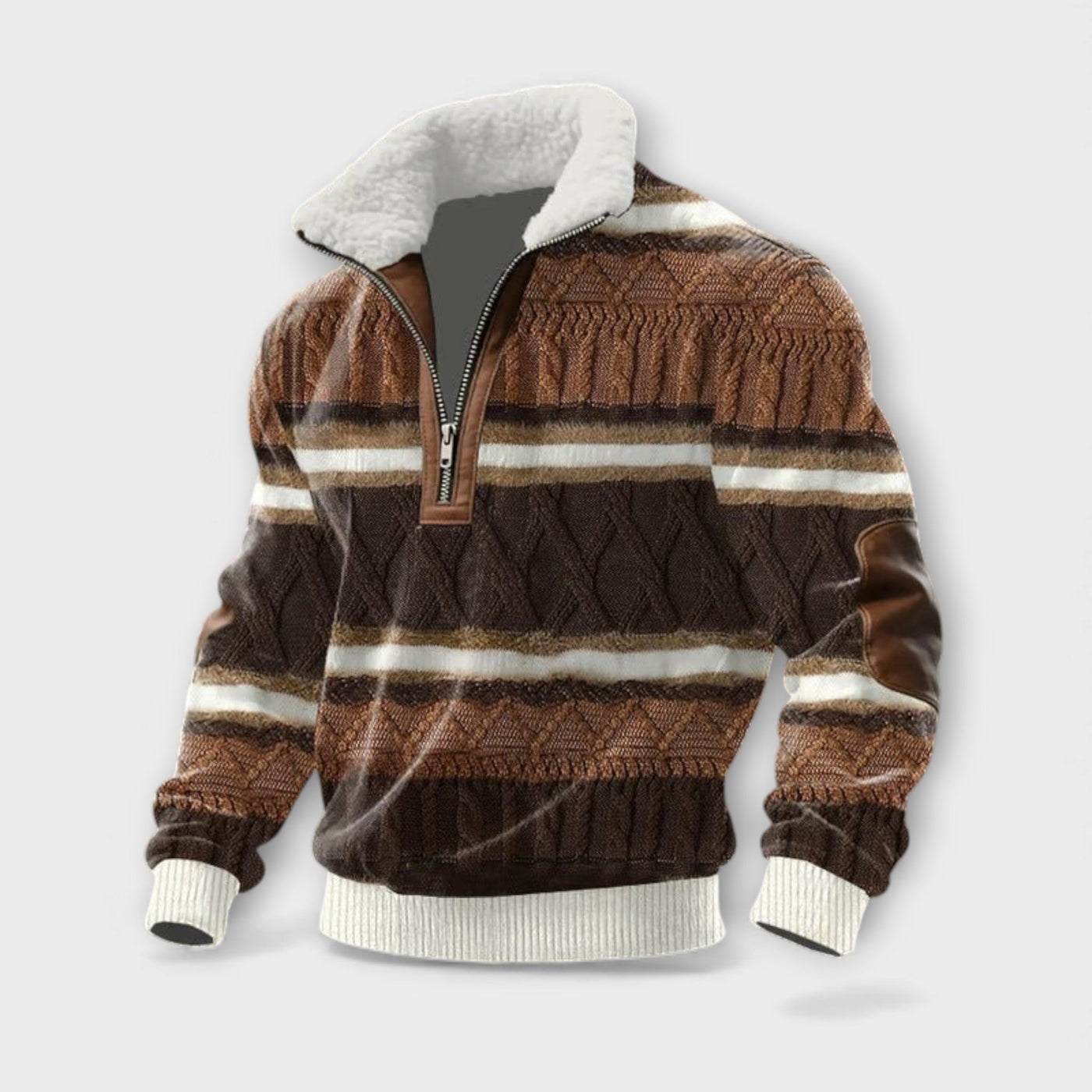 Simon – Sweater with Warm Collar