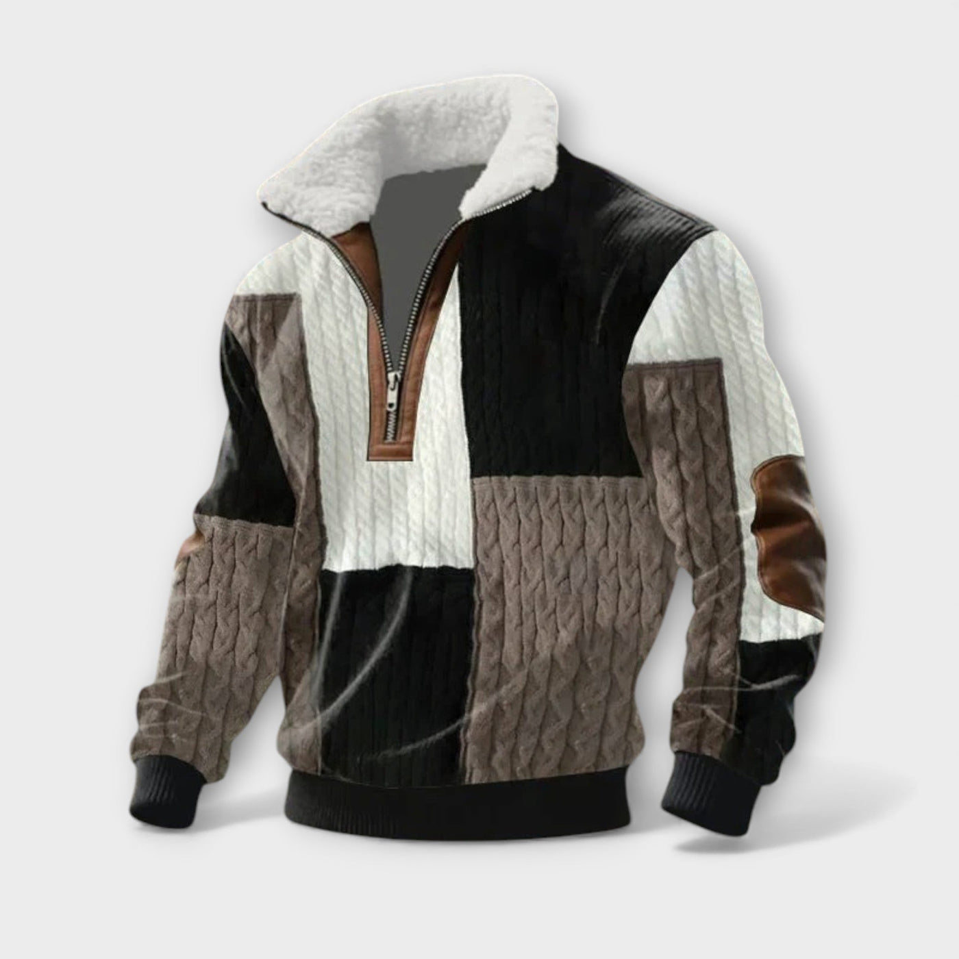 Richard – Sweater with Warm Collar