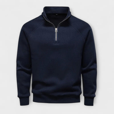 Édouard | Fleece-Lined Zip Sweater – Warmth, Style, and Confidence for Winter