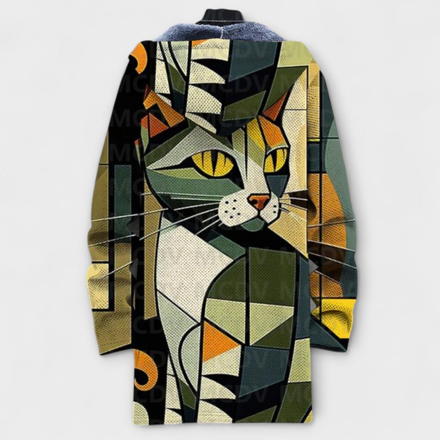 Luxurious Cardigan with Artistic Inspiration