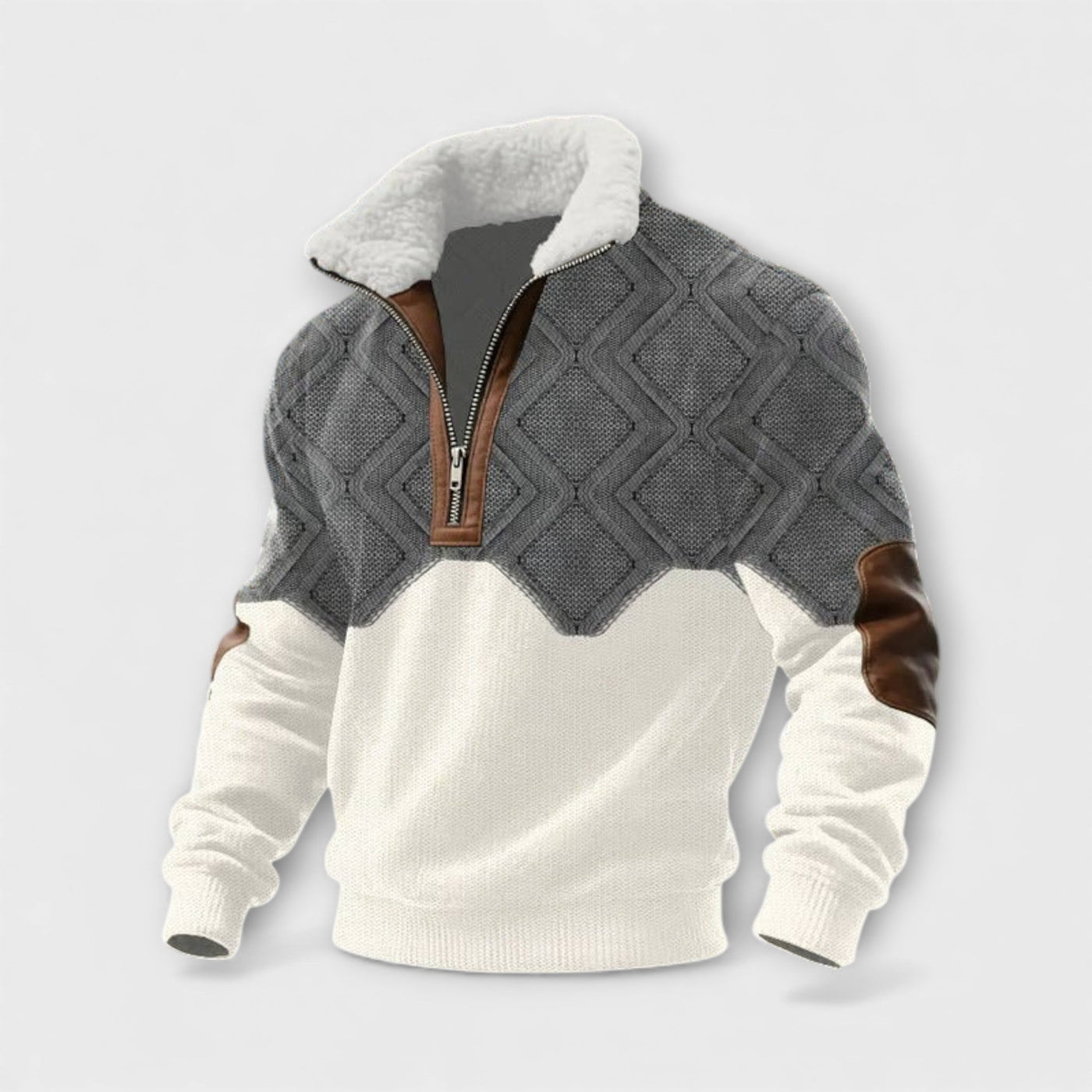 Éloi – Sweater with Warm Collar