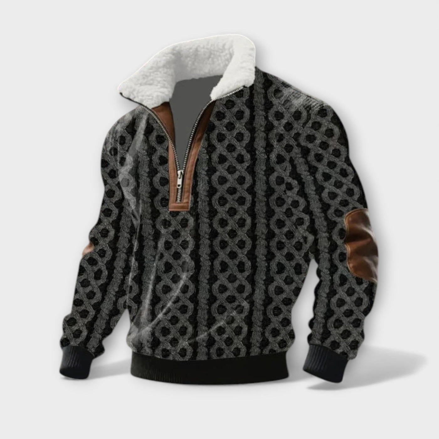 Théo – Sweater with Warm Collar