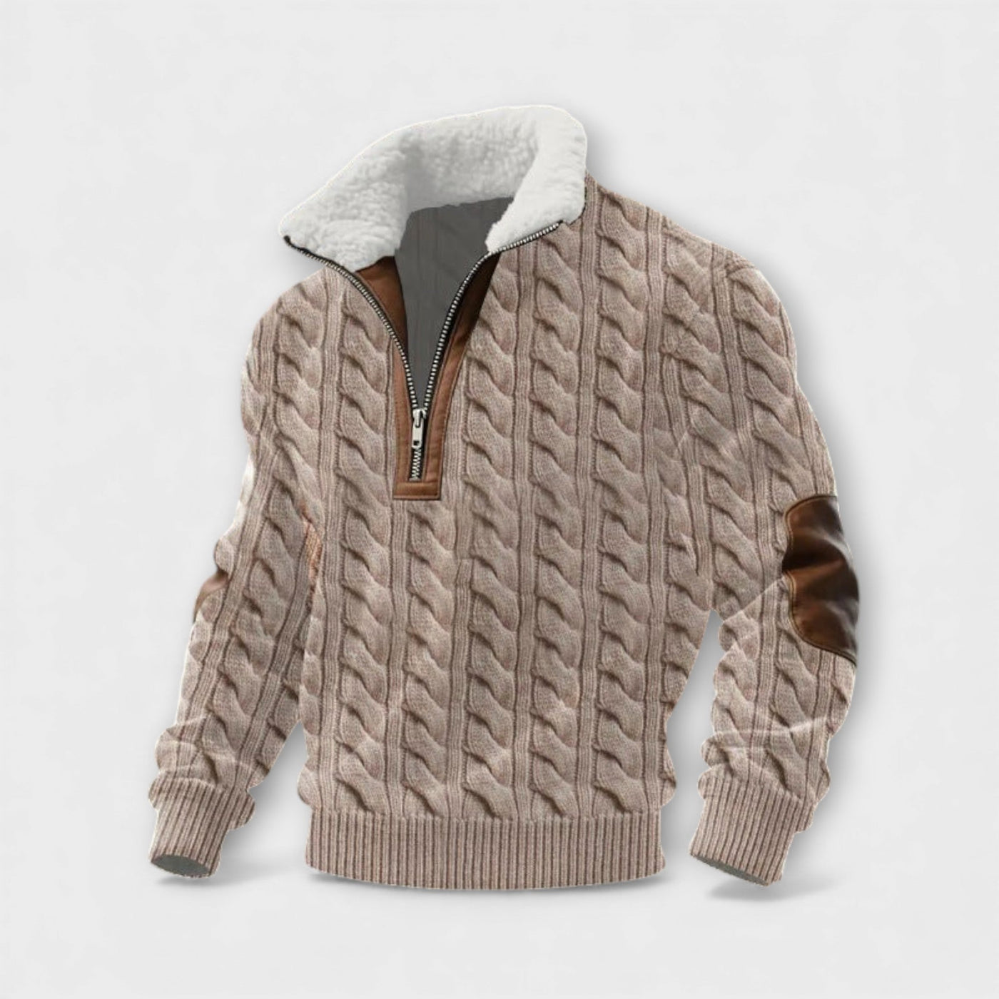 Thomas – Sweater with Warm Collar
