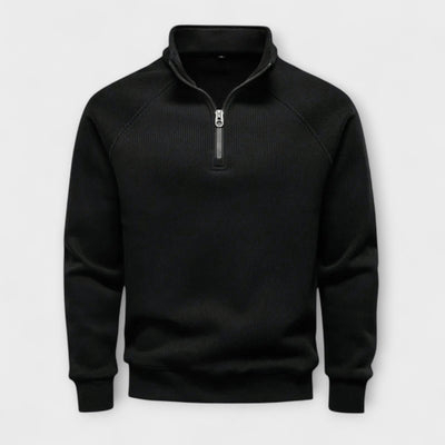 Édouard | Fleece-Lined Zip Sweater – warmth, style, and confidence for winter