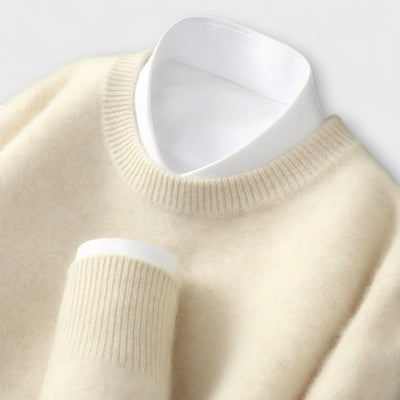 Pull in Cashmere with High Collar