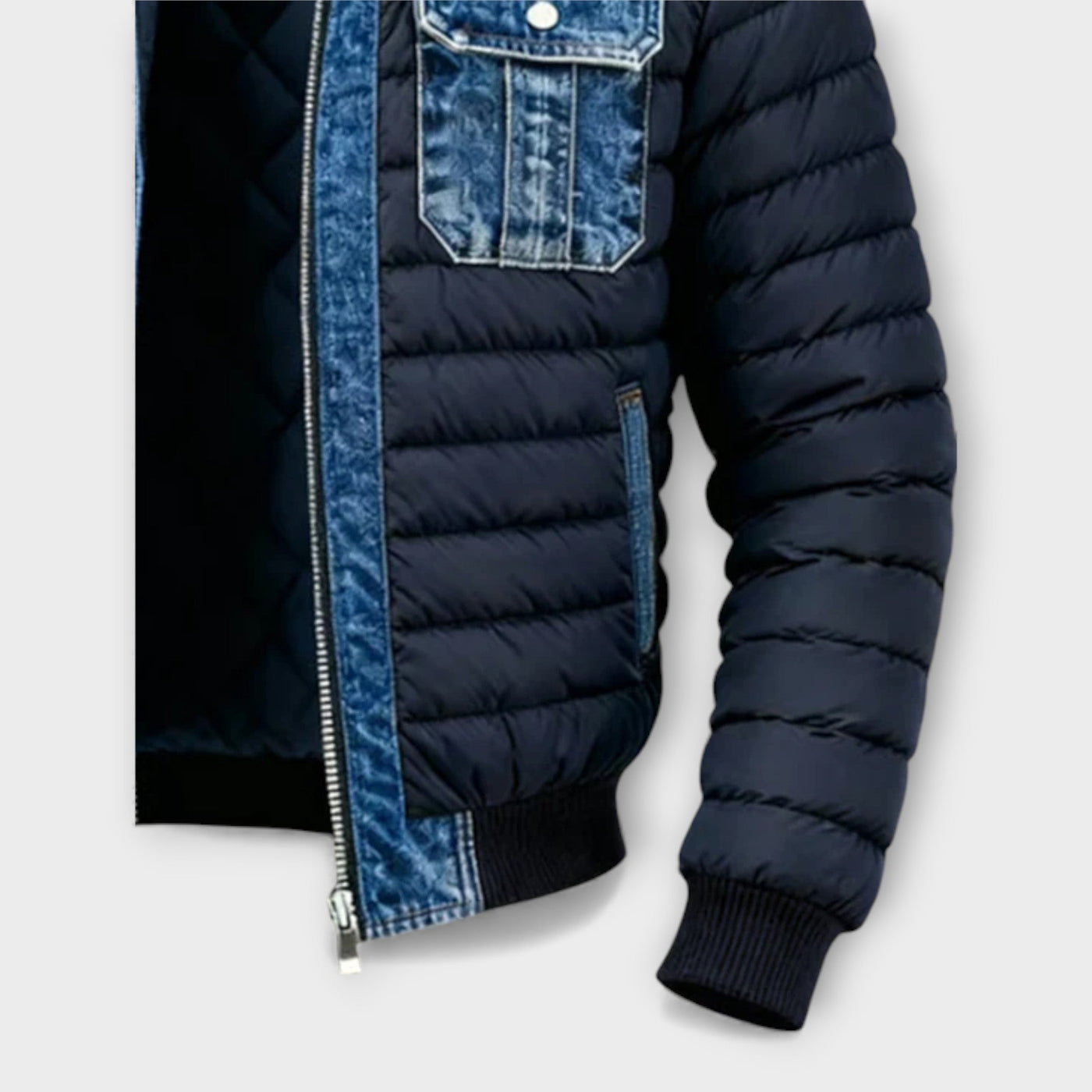 Hybrid Quilted Denim Jacket